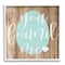 Stupell Industries Rustic Easter You Found Me Phrase Blue Egg Framed Wall Art